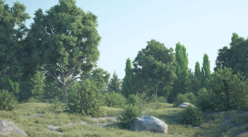 C4D植物生长模拟插件3DQUAKERS – Forester v1.5.2 For Cinema 4D R18-R25 Win破解版