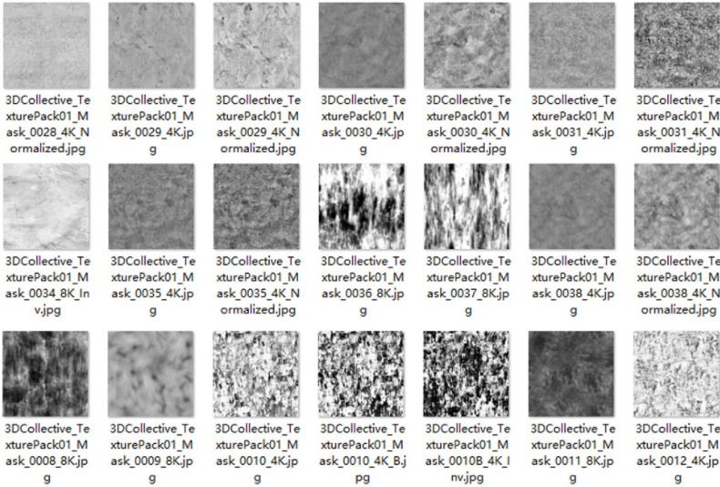 250张3dcollective 8K4K污垢划痕脏旧贴图下载